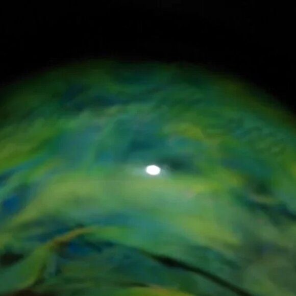 JOHN FIELDS 'SEDONA' Signed 2000 Hand Blown Studio Art Glass Cylinder Vase - Picture 8 of 12